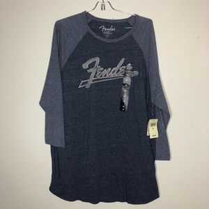 🌞Fender long sleeve tee. NWT